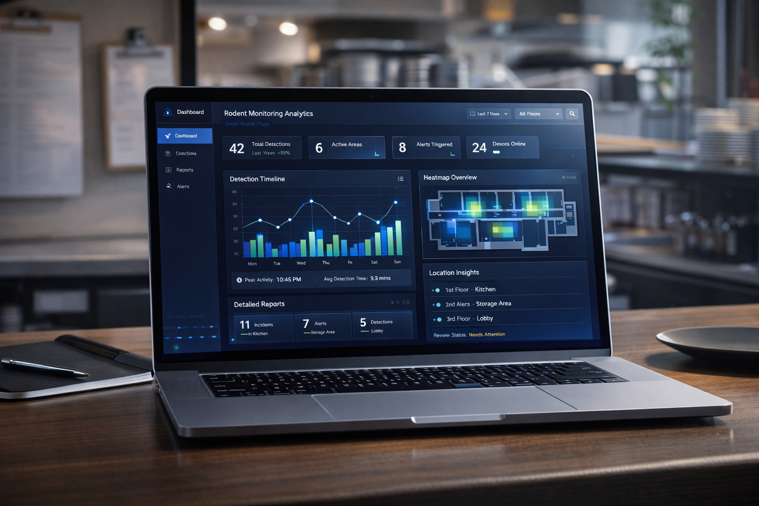 Volledig data dashboard met realtime inzichten